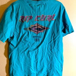 Vintage rip curl reissue tee size large